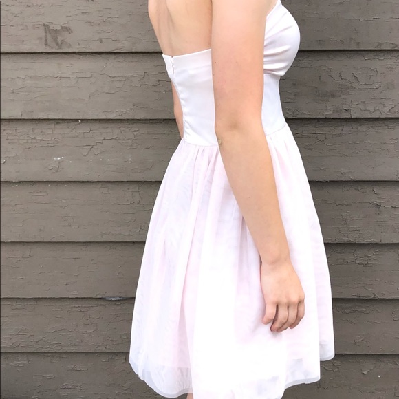 NWT! Delia’s strapless tulle dress in blush! - Picture 3 of 6